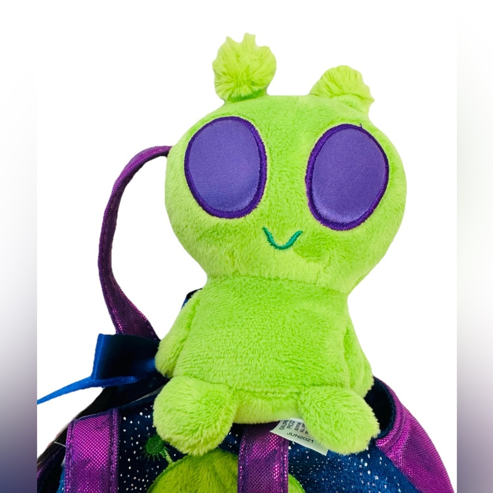 Pet Carrier Fancy Pals - Peek-A-Boo Alien 7” Soft Plush Toy Green NEW! - Picture 6 of 8
